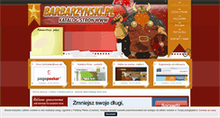 Desktop Screenshot of barbarzynski.pl