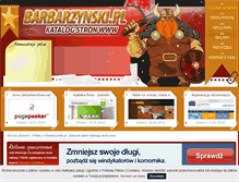 Tablet Screenshot of barbarzynski.pl